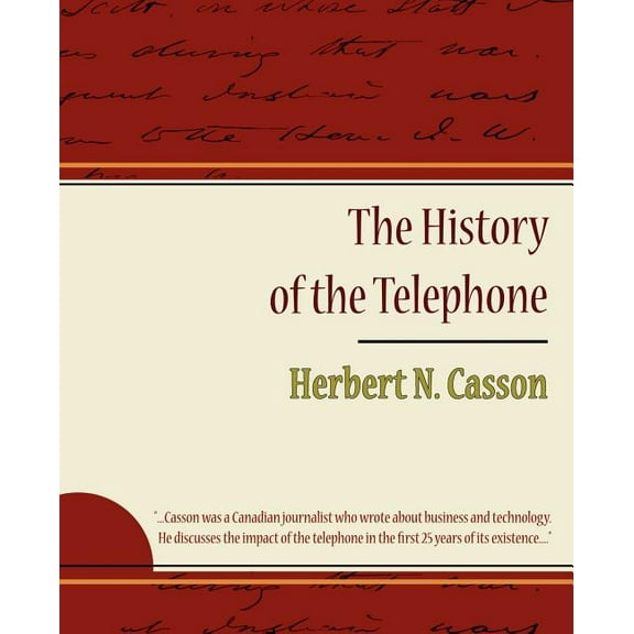 The History of the Telephone (Paperback)