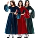 thumbnail image 2 of Vestido medieval retro de corte con mangas acampanadas, disfraz de reina renacentista para mujer, traje de fiesta de Halloween para actuación, 2 of 5