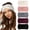 Black, Beige, Pink, Grey, Burgundy, variant on 5 Pieces Knit Wide Winter Headbands for Women,Crochet Turban Headbands for Women, Stretch Knit Wide Headbands Winter Ear Warmer Thick Head Band,Head Warmer for Women Soft