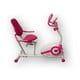 thumbnail image 1 of Sunny Health and fitness Bicicleta reclinada inteligente magnética Rosa SF-RB422003P, 1 of 4