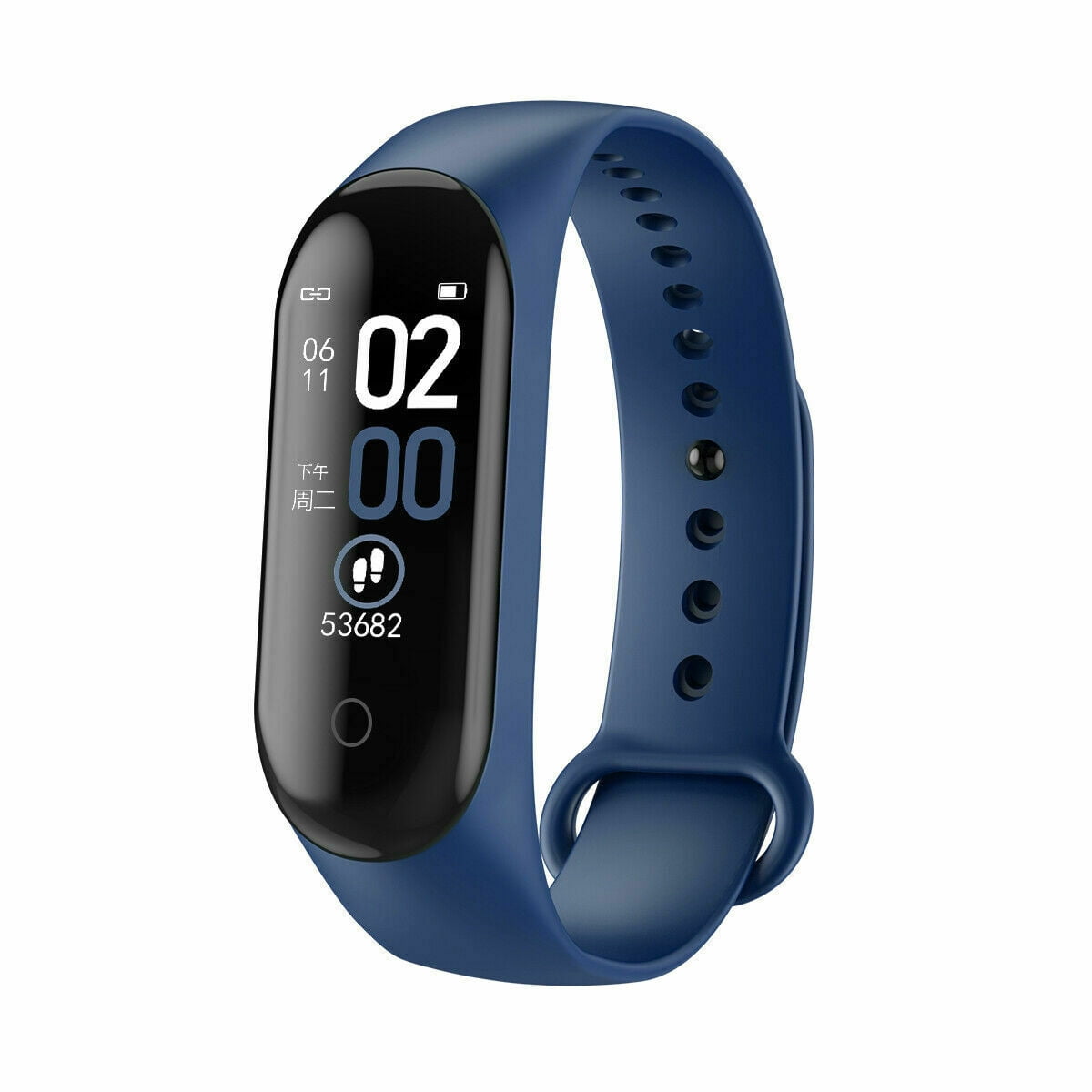 Buy Mini Band M4 Smart Health Watch Blue at Ubuy Cambodia