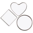thumbnail image 1 of 3pcs Heat Transfer Printing Blank Charm Pin Brooch DIY Gift Clothes Bag Decoration, 1 of 9
