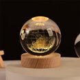 thumbnail image 6 of Gnmfd Crystal Night Light Saturn Solar System Engraved LED Desk Lamp 2.35 Inch Decorative Night Light for Bedroom Living Room Office Study Table Holiday Gift Room Lights, 6 of 6