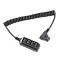 thumbnail image 3 of Fugacal Male D-Tap B Type Power Tap To 4-Port Female P-Tap Hub Adapter Splitter, 3 of 8
