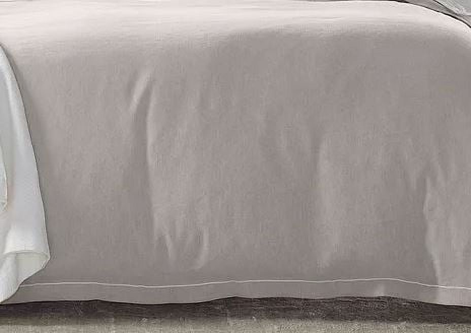 Hotel Collection Linen/Modal Blend Duvet Cover, Full/Queen