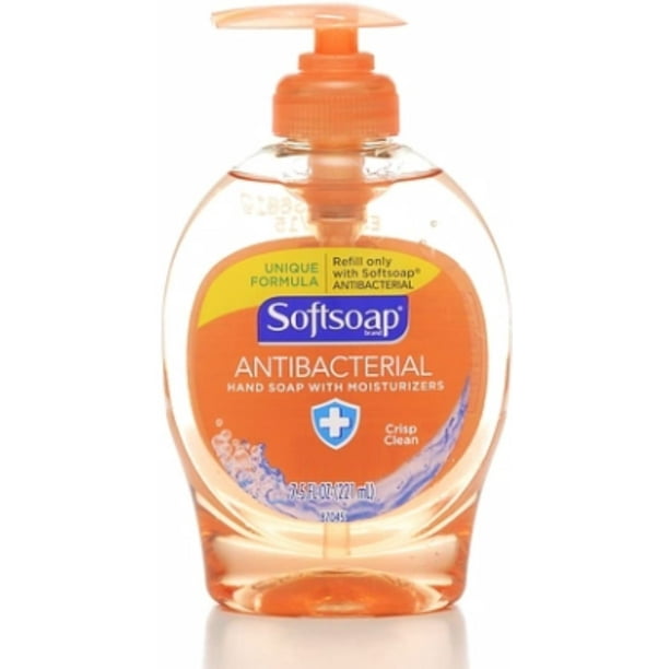 Softsoap Antibacterial Hand Soap with Moisturizers, Crisp Clean 7.5 oz