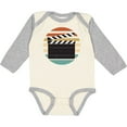 thumbnail image 3 of Inktastic Movie Film Clapboard Boys or Girls Long Sleeve Baby Bodysuit, 3 of 5