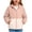 Light Pink, variant on Girls Hooded Jacket Kids Lightweight Color Block Toddler Rain Coats with Pockets Packable Windbreaker Outerwear Size 5-16 Years Light Blue