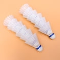 thumbnail image 4 of 12pcs Nylon Badmintons Simple Small Fitness Shuttlecocks Durable Badmintons for Outdoor (White), 4 of 7
