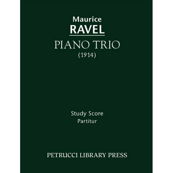 Piano Trio : Study score (Paperback)
