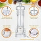 thumbnail image 2 of Juego de utensilios de cocina con molinillo de especias de acrílico transparente, adecuado para diversas especias con molinillo profesional de alta calidad para uso en la cocina y la mesa del comedor, 2 of 5