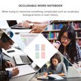 thumbnail image 2 of Miangastore 4Pcs Colorful Blank Vocabulary Cards Practical Portable Note Pads Notebooks (Assorted Color), 2 of 9