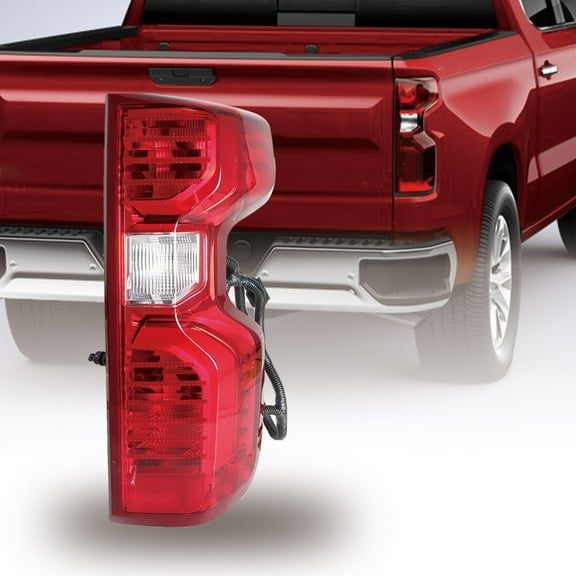 munirater Brake Lamp Tail Light Assembly OE Style Replacement for 2019-2021 Silverado 1500 Passenger Side