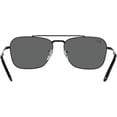 thumbnail image 6 of Ray Ban New Caravan Dark Gray Rectangular Unisex Sunglasses RB3636 002/B1 58, 6 of 10