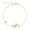 Gold, variant on Silver Infinity Dragonfly Adjustable Chain Bracelet with Sparkling Accent, Elegant Minimalist Bracelet