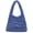 Blue, variant on Kukuzhu Small Crochet Tote Bag for Women Summer Mesh Woven Handbags Beach Hobo Bag