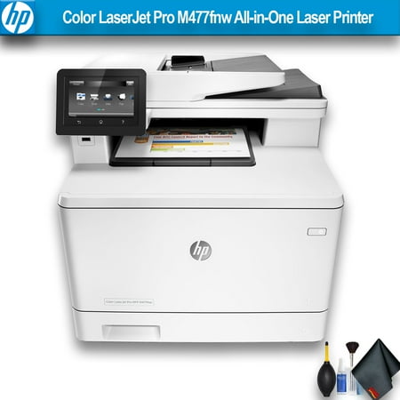 Hv Laser - HP Color LaserJet Pro M477fnw All-in-One Laser Printer Essential Bundle