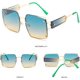 thumbnail image 3 of Gafas de sol para mujeres y hombres de gran tamaño clásico marco de metal tonos retro piloto gafas de sol protección UV, 3 of 5