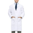 thumbnail image 2 of NY Threads Professional Lab Coat for Men Long Sleeve Poly Cotton Medical Coat 1 Pack, Medium, White, 2 of 4