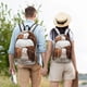thumbnail image 4 of Disketp Yak print Canvas Backpack Lightweight Travel Daypack Student Rucksack Laptop Backpack-, 4 of 5