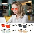thumbnail image 1 of Gafas de sol polarizadas que cambian de color - Gafas de sol de montura metálica con protección UV para conducir, correr o pescar, 1 of 8