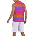 thumbnail image 2 of Sikiie Holiday Shiny Basketball Jersey Reversible Men's Mesh Athletic Sports Shirts Training Practice S-4XLMedium, 2 of 6