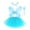 Light Blue, variant on OSOLU Baby Girls Soft Fluffy Tutu Skirt Toddler Party Carnival Dance Girl Mesh Tutu Princess Skirt Hairband 4Pcs Set Comfort Dailywear, 3-10 Years