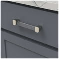thumbnail image 5 of Belwith-Keeler B077504-SN 128 mm CC Belleclaire Cabinet Pull, Crysacrylic with Satin Nickel, 5 of 6