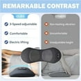 thumbnail image 5 of Ergonomic Memory Foam Lumbar Support Pillow for Sleeping - Contoured Bed Cushion for Back Pain Relief, Side And Back Sleeper Support, Breathable Cover for Night Comfort, 5 of 8