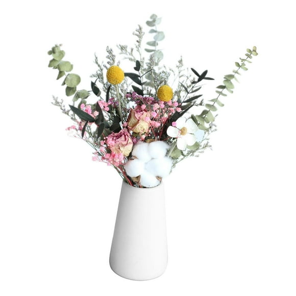 yuksok Dried Flower Bouquet Dried Eucalyptus Plants Flower Ornaments For DIY Vase Photo Rose