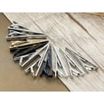 thumbnail image 4 of Juego de pasadores de corbata para hombre, clip para barra de corbata, negro, plateado, dorado, para bodas, negocios, con caja de regalo, 4 of 5