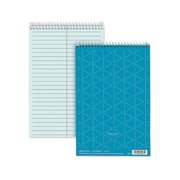 Angle View: Spiral Steno Notebook, Gregg Rule, 6 x 9, Blue, 4 80-Sheet Pads/Pack, Sold as 1 Package, 4 Each per Package