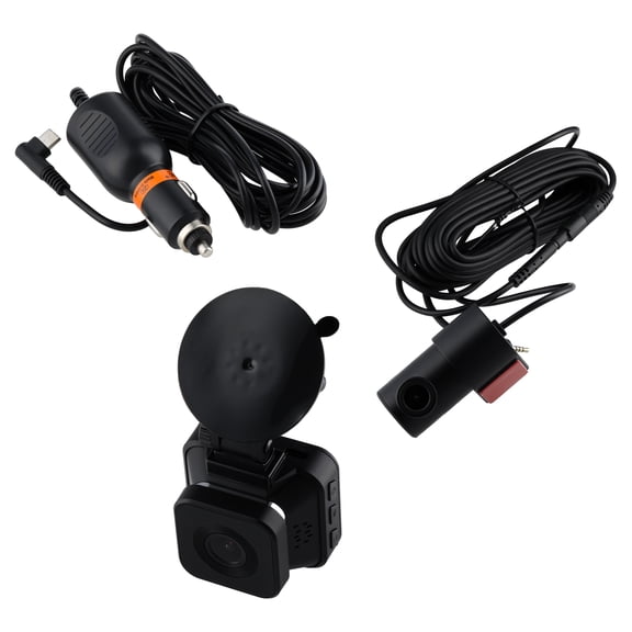 onn Full HD 1080p Dash Cam Front and Rear Set