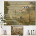 thumbnail image 3 of Designart 'Tranquil Country Farm Field' Farmhouse Print on Natural Pine Wood, 3 of 3