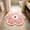 Pink, variant on PLPPYFS Flower Cute Bath Mat, Small Daisy Shaped Washable Bath Rug Non Slip Absorbent Bathroom Mat Funky Floral Toilet Rug Cute Bathroom Bedroom Flower Carpet for Women 4 Colors