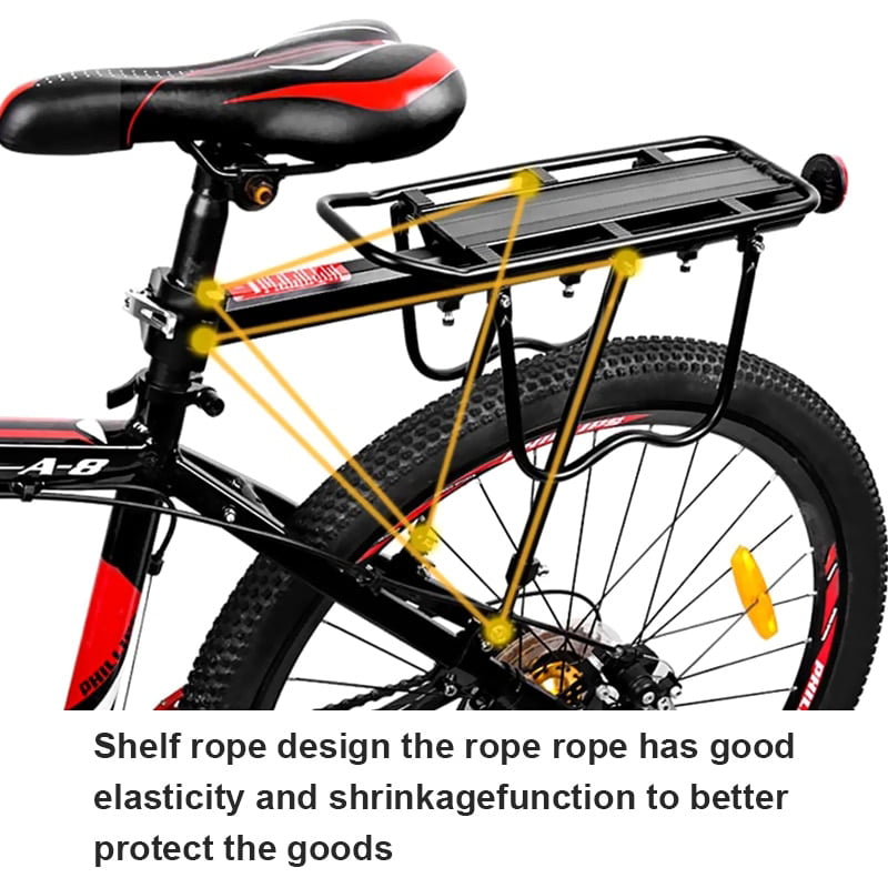 Details about   Bike Cargo Rack Bicycle Touring Carrier Luggage Rear