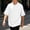 White, variant on COSFO Summer T Shirts for Men Black Short Sleeve Workout Shirts Pullover Mock Neck Quick Dry Loose Fit Quarter Zip Tops