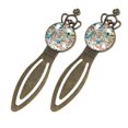 thumbnail image 2 of Map Vintage Copper Crown-Shaped Bookmarks: Stainless Steel Reading Accessories - Gift for Book Lovers and Readers, 2 of 5