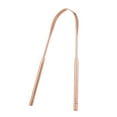 thumbnail image 2 of Graflsoa Rose Gold Stainless Steel Tongue Scraper for Fresh Breath and Oral Hygiene, Durable and Easy-to-Use Tongue Cleaner Tool, Food-Grade Material, Anti-Rust Design, 2 of 6