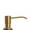 Gold, variant on Strictly Sinks Liquid Soap Dispenser Stainless Steel Dish Refillable Soap Dispenser with bottle pump