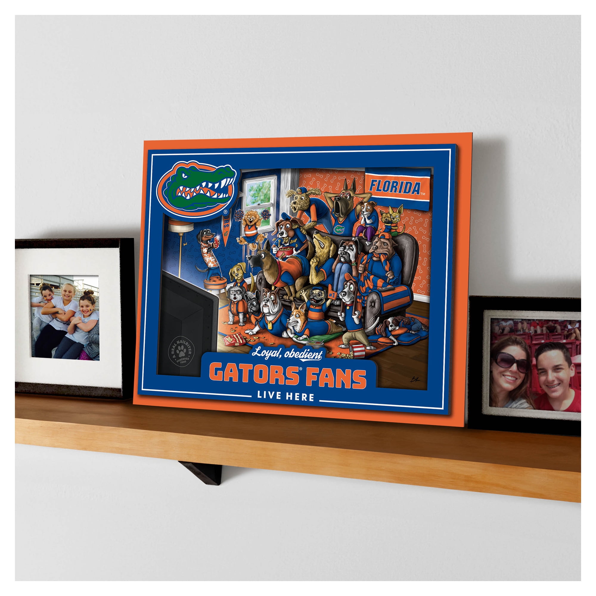 IDNA Florida Gators 13.25" x 17.25" Purebred Fans Wall Art