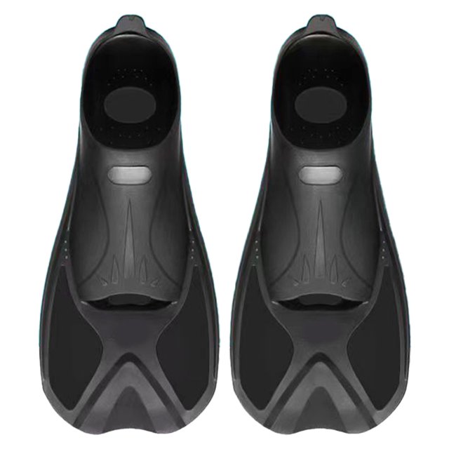Zapatos de playa para adultos/niños, aletas de entrenamiento de natación suave, accesorios deportivos (L negro) JShteea Para Estrenar