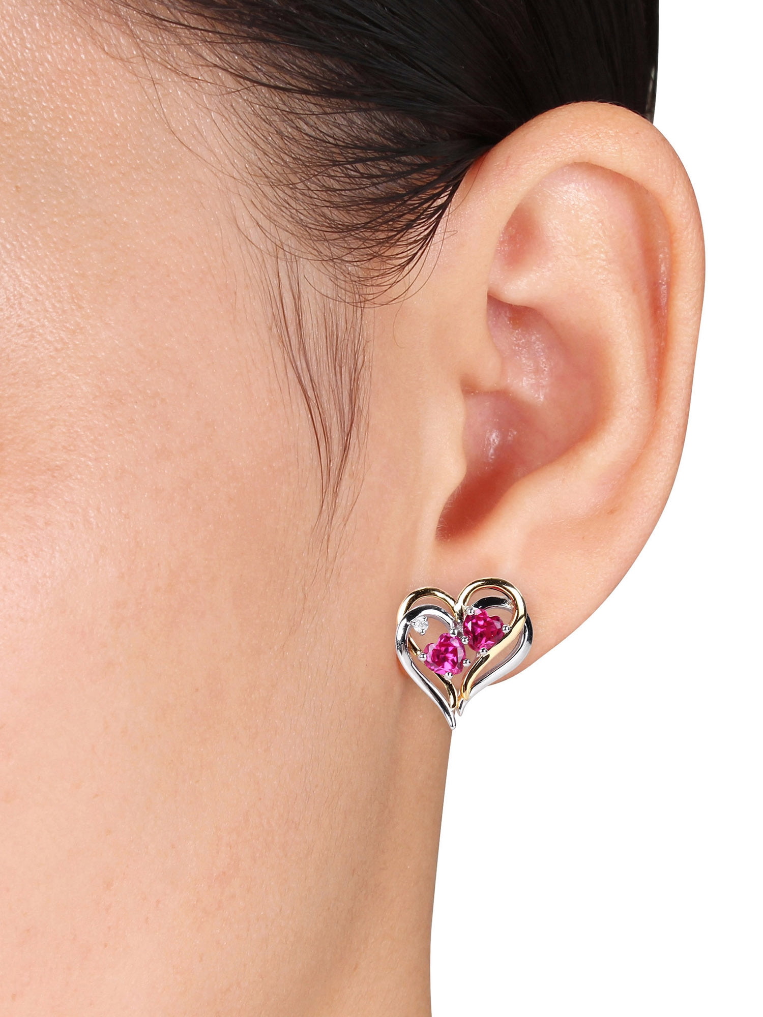 Everly Women's Ruby Sterling Silver Jewelry Set