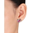 thumbnail image 2 of Everly Women's Ruby Sterling Silver Jewelry Set, 2 of 9