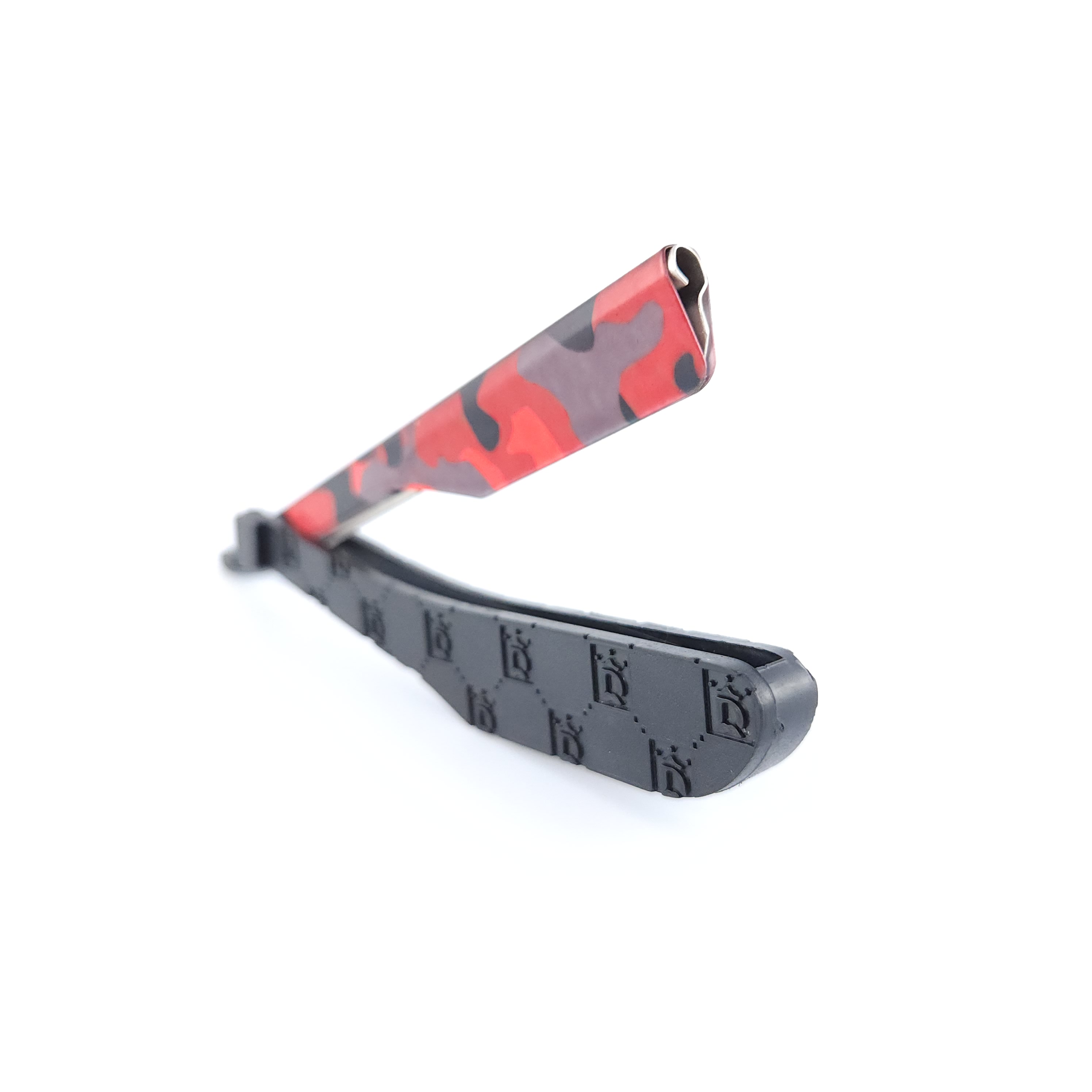 Stylecraft Camo Straight Edge Razor Tool – Professional Barber Shavette , Blades Not Included