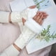 thumbnail image 3 of 2 uds, guante mujer, guantes sin s de medio , guantes cálidos de invierno sin otoño, guantes a prueba de vient , Macarena Guantes cálidos sin dedos, 3 of 7