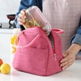 thumbnail image 5 of Bento Case Clearance! Huayishang Portable Thermal Insulated Handle Lunch Box with Outdoor Picnic Storage Bag Ideal for Adults for Work School Travel and Hiking and Easy to Carry, 1* Meal Bag, 5 of 6