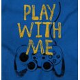 thumbnail image 2 of Play With Me Gamer Funny Nerdy Geeky Hoodie Hooded Sweatshirt Men Brisco Brands X, 2 of 6