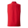 thumbnail image 4 of Men's Sleeveless Button Up Tank Tops Mandarin Collar Textured Fabric Casual Summer Beach Shirts,Red,M, 4 of 4