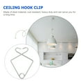 thumbnail image 4 of 50pcs Ceiling Tile Hooks Ceiling Hook Clips Drop Ceiling Hanger Hooks for Wedding Decoration, 4 of 6